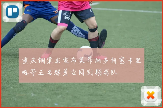 重庆铜梁龙宣布莱昂纳多何塞卡里略等五名球员合同到期离队